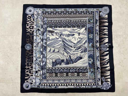 Foulard hermès soie - foulard, en