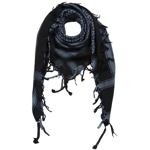 Kufiya noir gris bleu foncé - gris-bleu,