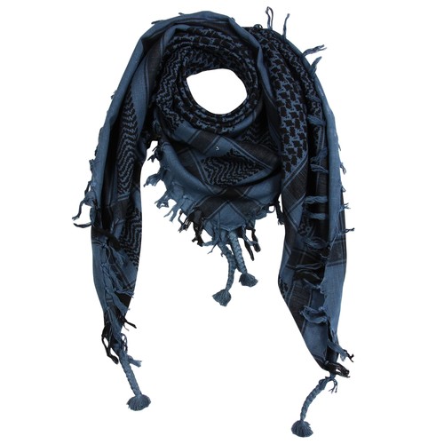 Kufiya gris bleu foncé - gris-bleu, noir