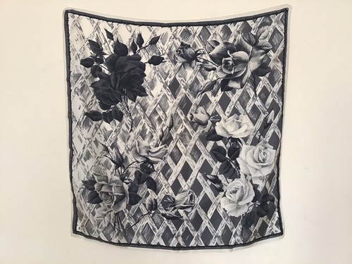 Foulard imprimé floral roses - ,