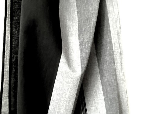 Grand foulard écharpe - écharpe, noir
