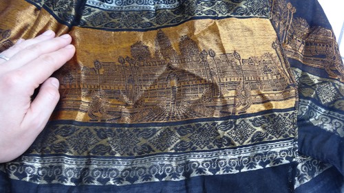 Foulard soie indien - foulard,